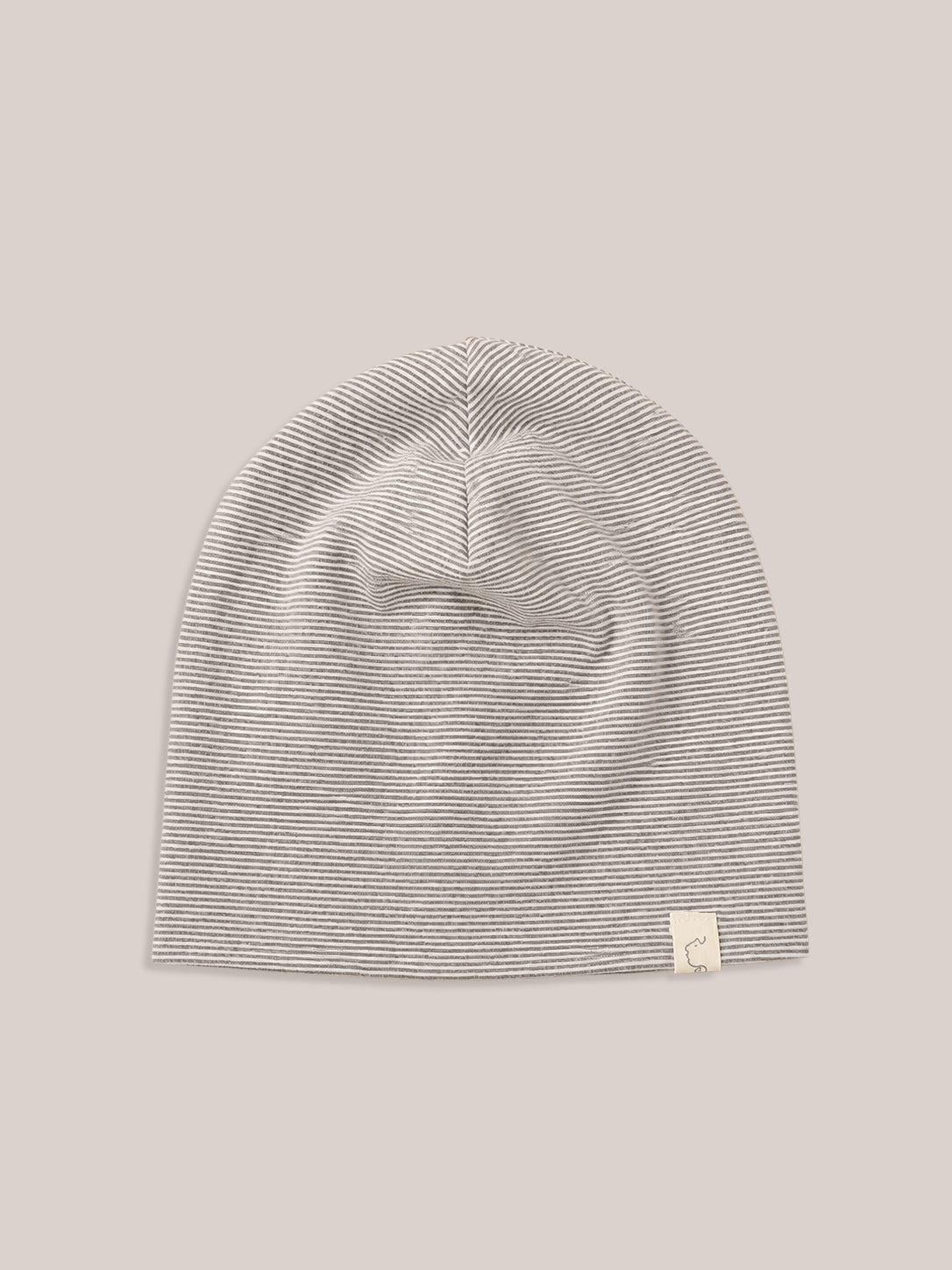 Ringel Beanie Bio-Baumwolle