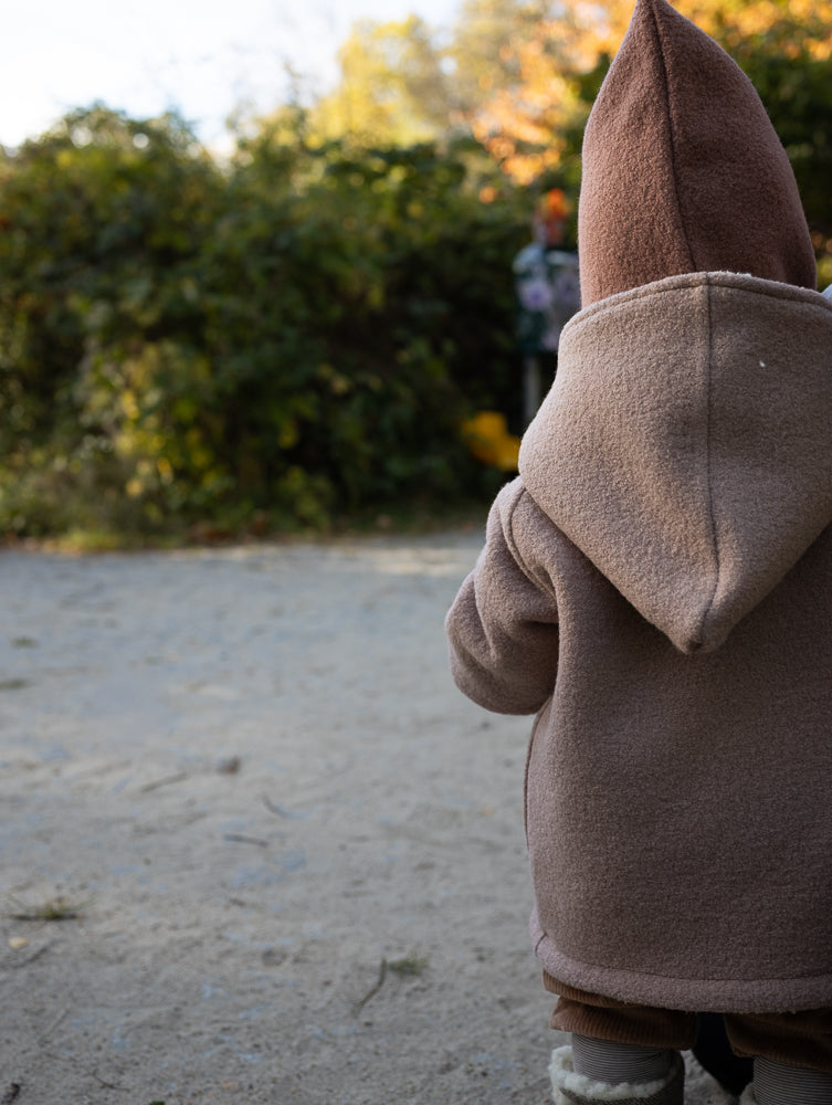 Winter Wichteljacke Wollwalk - Teddyfutter