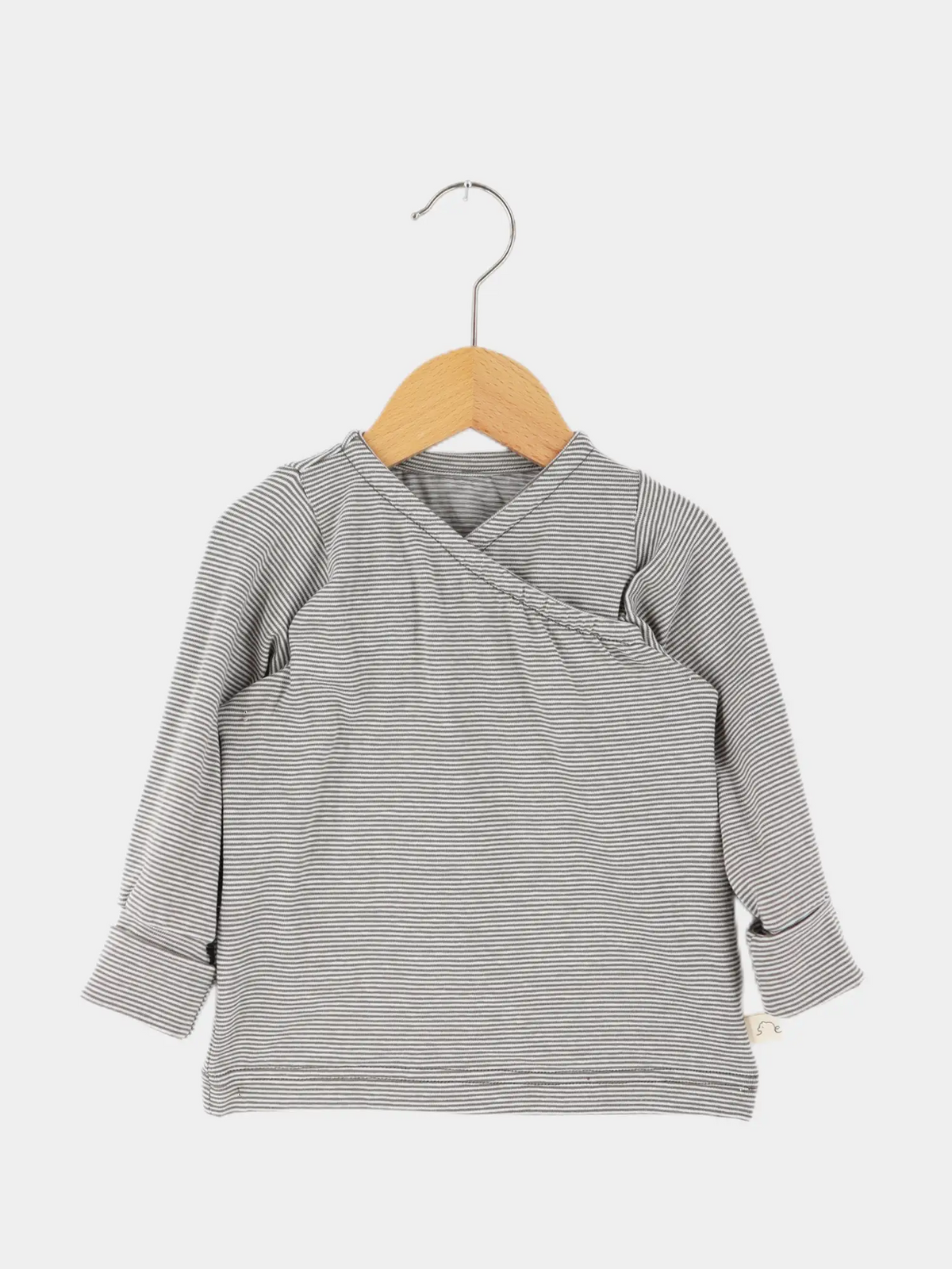 Wrap shirt made from organic cotton