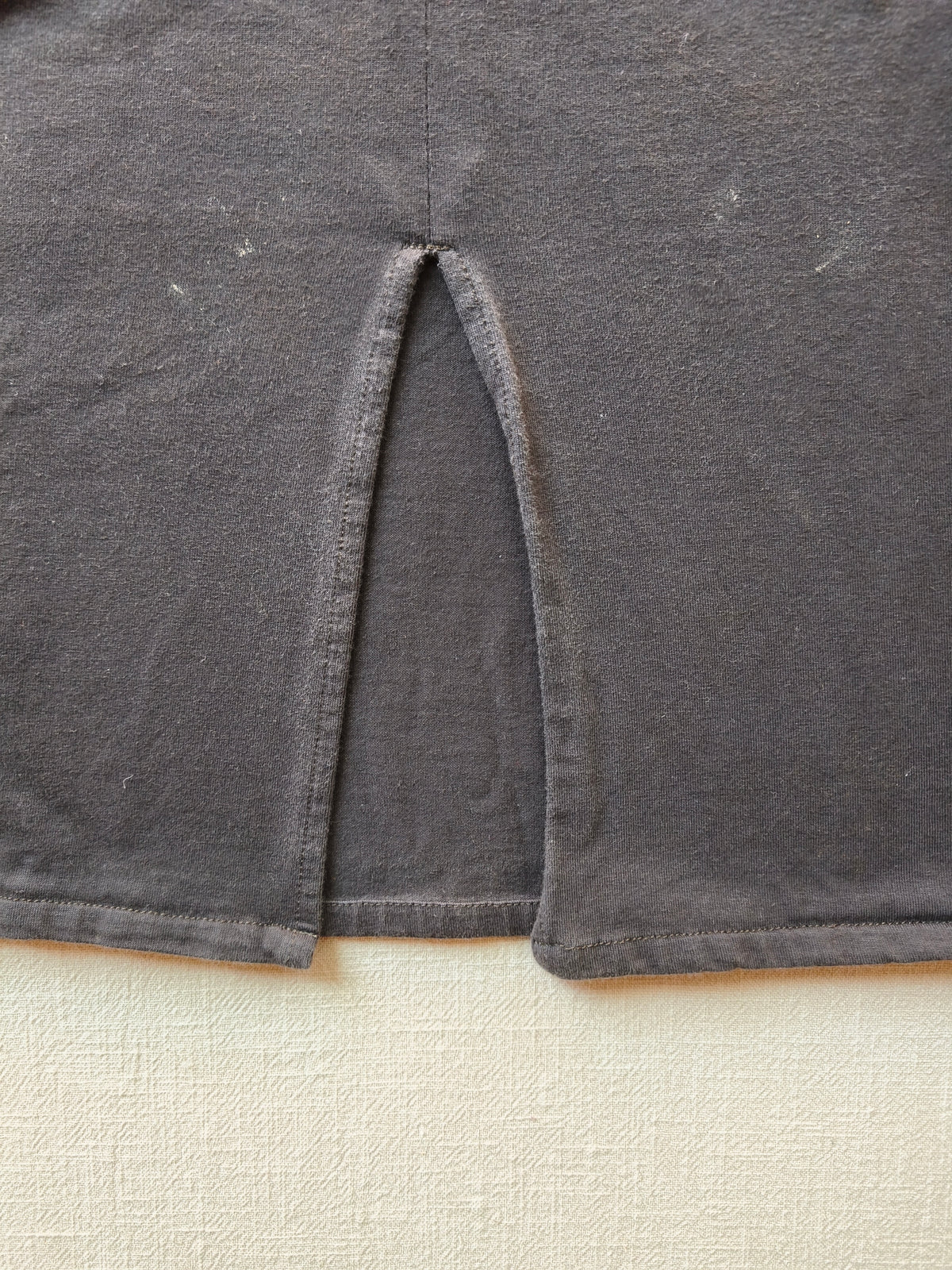 Bleistiftrock Bio Jersey Ruß Gr S