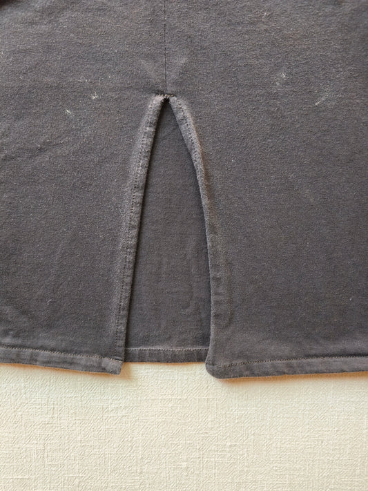 Bleistiftrock Bio Jersey Ruß Gr S