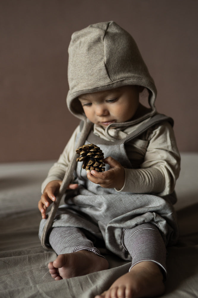 Bonnet pour bébé en maille fine