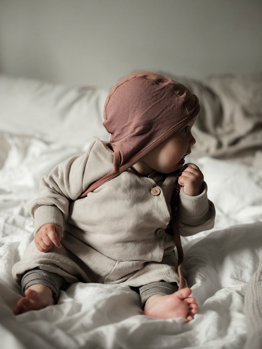 Baby Bonnet - Cashmere-Micromodal blend