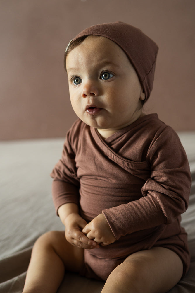 Berretto in misto cashmere - Cannella