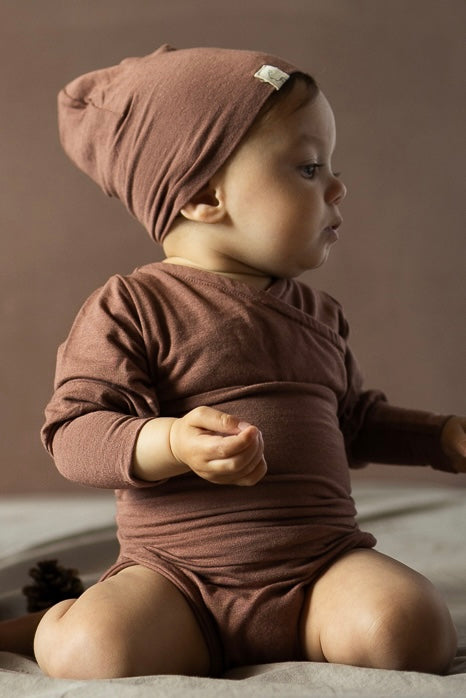 Berretto in misto cashmere - Cannella