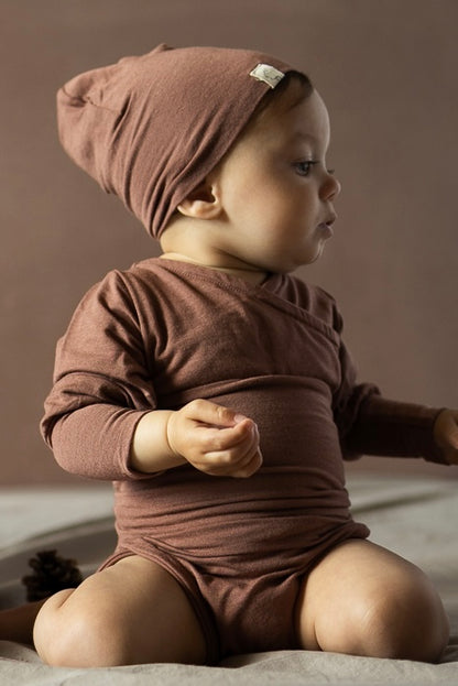 Berretto in misto cashmere - Cannella