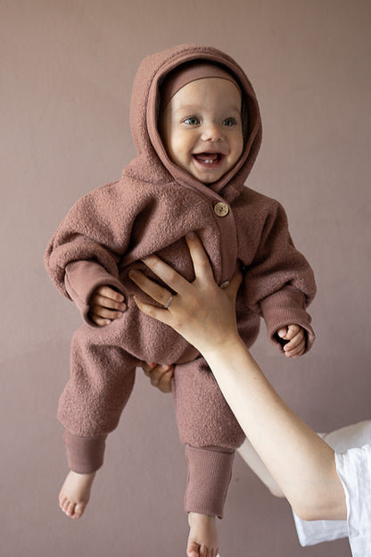 WOLLWALK OVERALL mit Jerseyfutter
