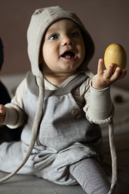 Bonnet pour bébé en maille fine