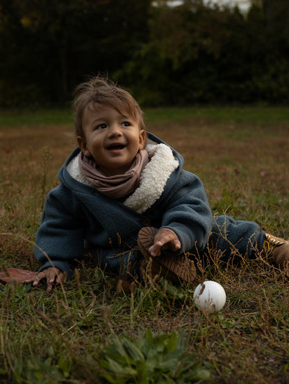 Winter Wollwalk Overall mit Bio-Teddyfutter