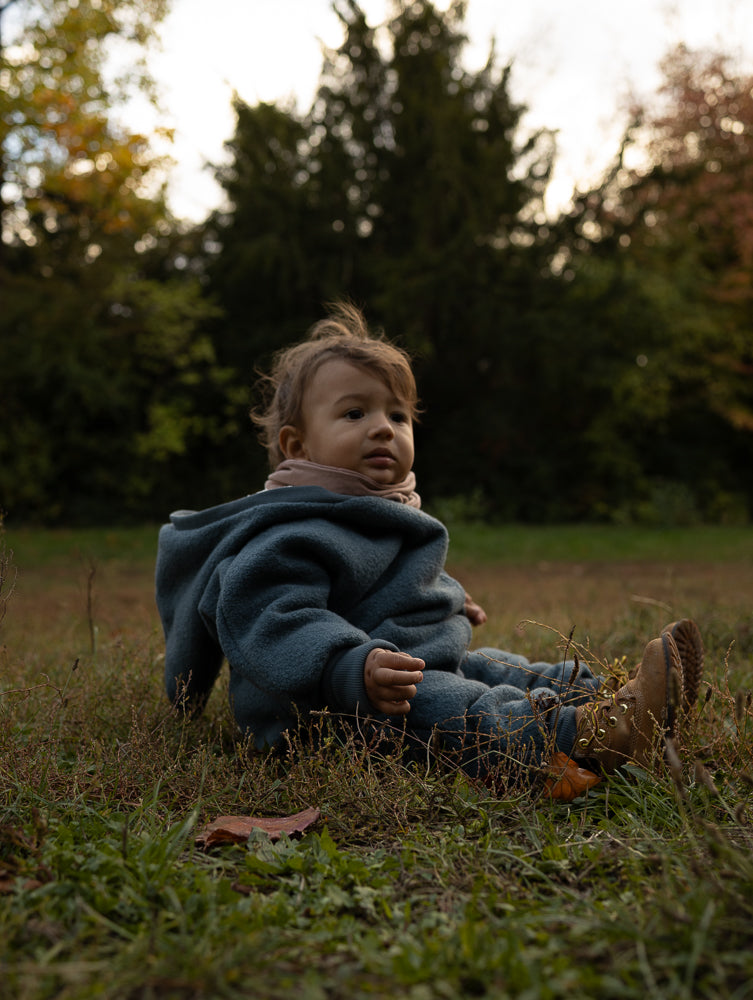 Winter Wollwalk Overall mit Bio-Teddyfutter