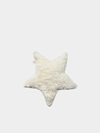 Small Cuddly Star organic teddy cotton - natural white