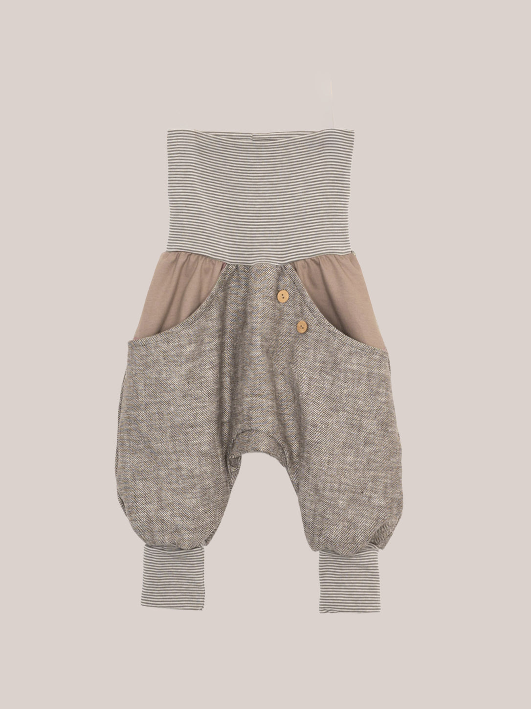 Knickerbocker herringbone with colorful pockets