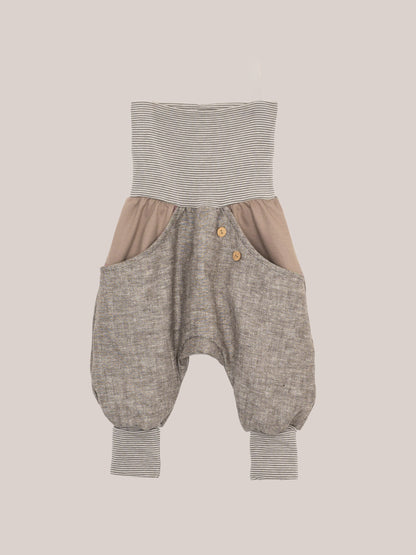 Knickerbocker herringbone with colorful pockets