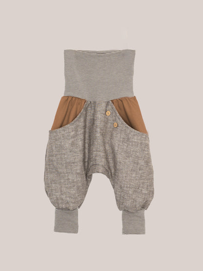 Knickerbocker herringbone with colorful pockets