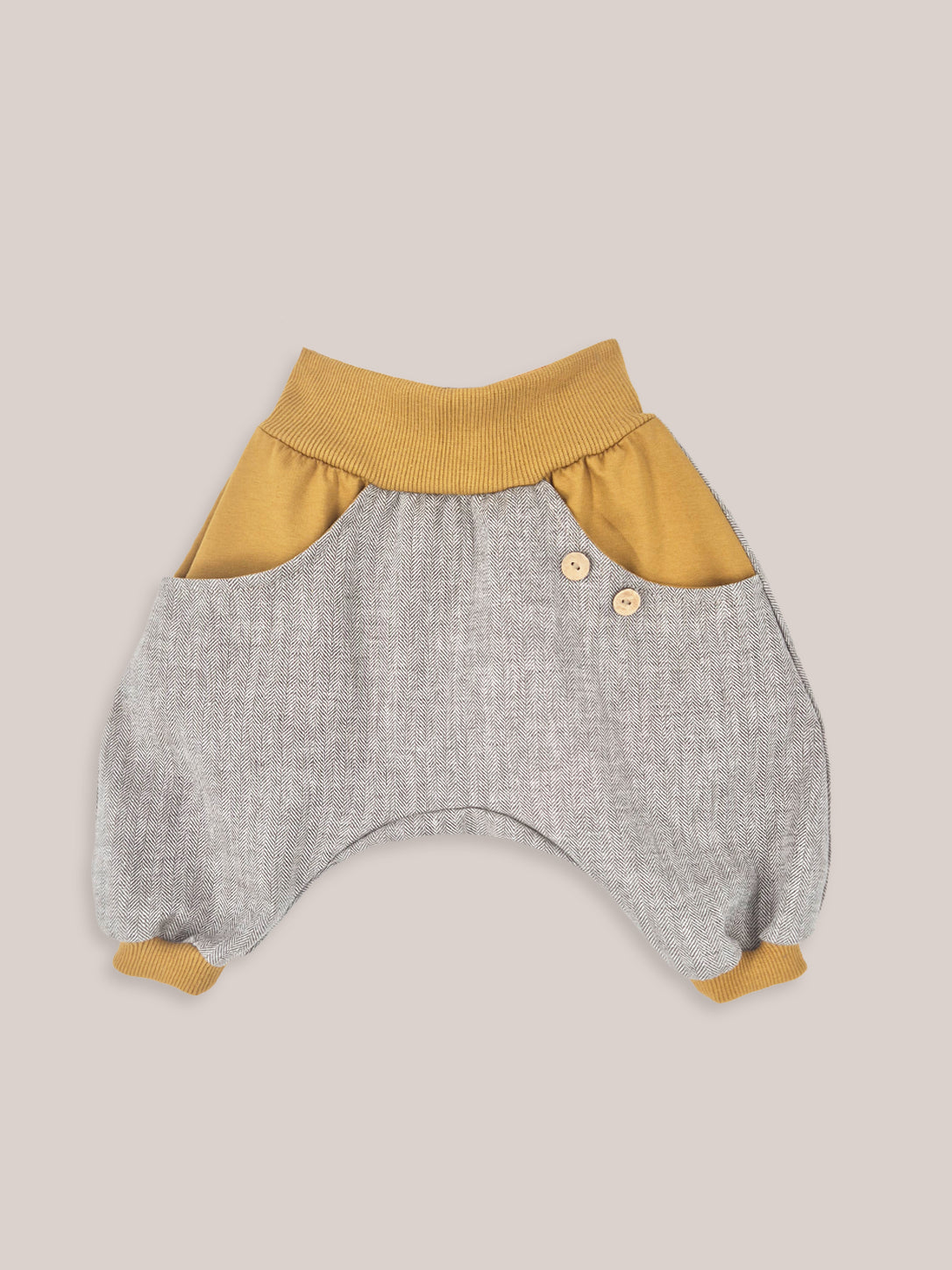 Kurze Knicker Fischgrat