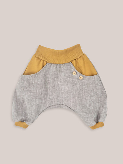 Kurze Knicker Fischgrat
