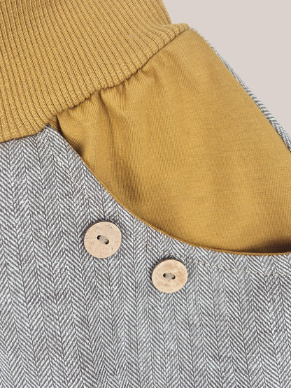Kurze Knicker Fischgrat