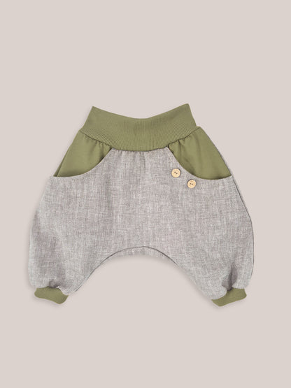 Kurze Knicker Fischgrat