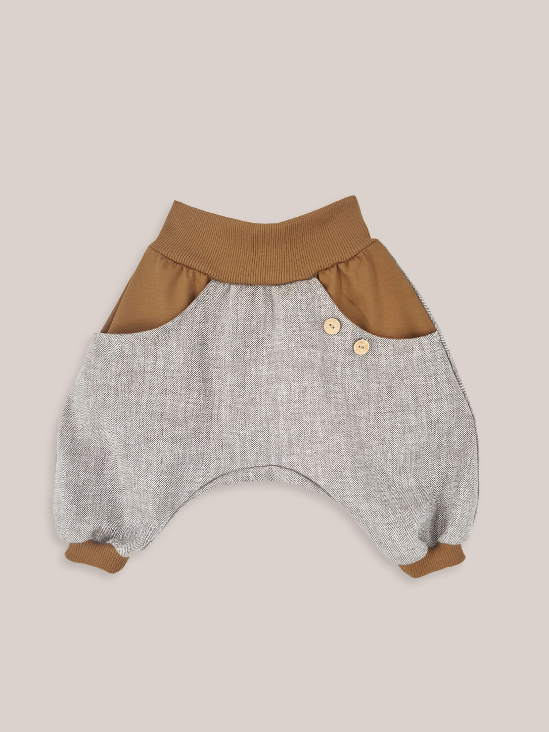 Kurze Knicker Fischgrat