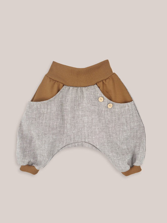 Kurze Knicker Fischgrat