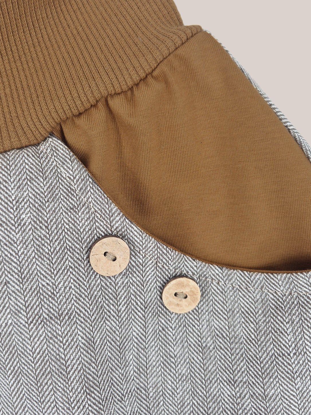 Kurze Knicker Fischgrat
