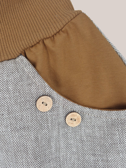 Kurze Knicker Fischgrat