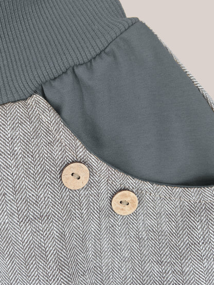 Kurze Knicker Fischgrat