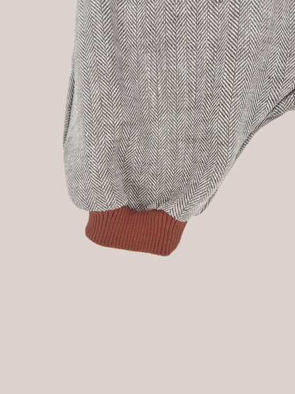 Kurze Knicker Fischgrat