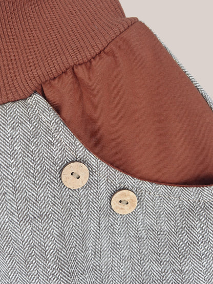 Kurze Knicker Fischgrat