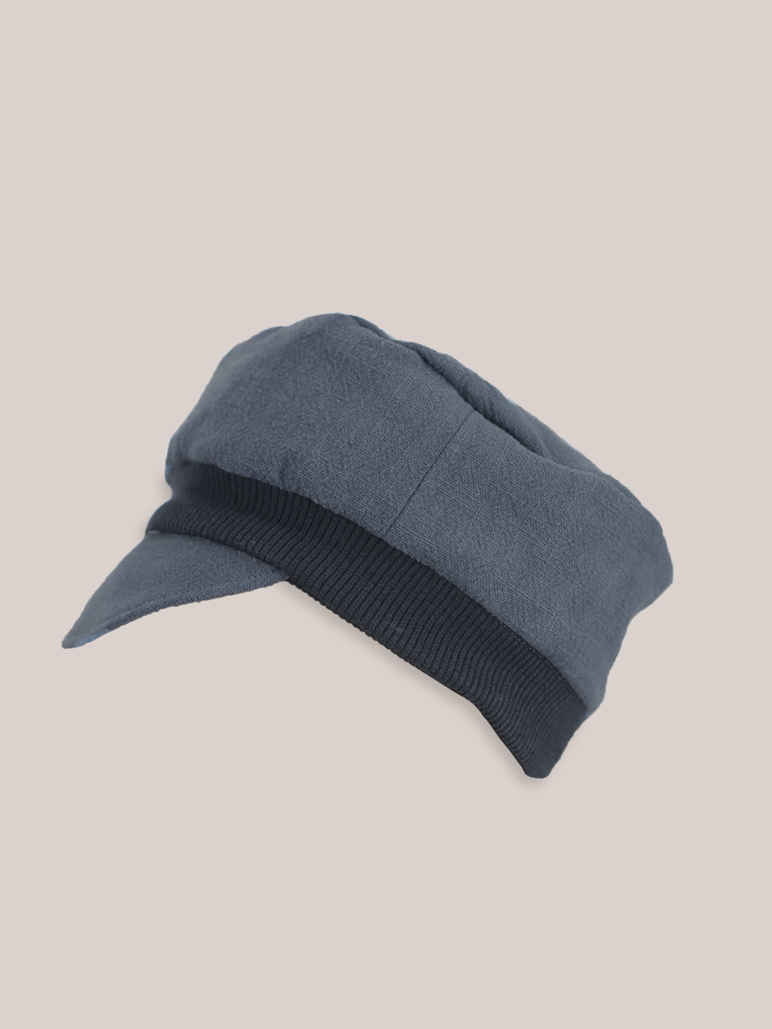 Gorro tipo aviador de lino