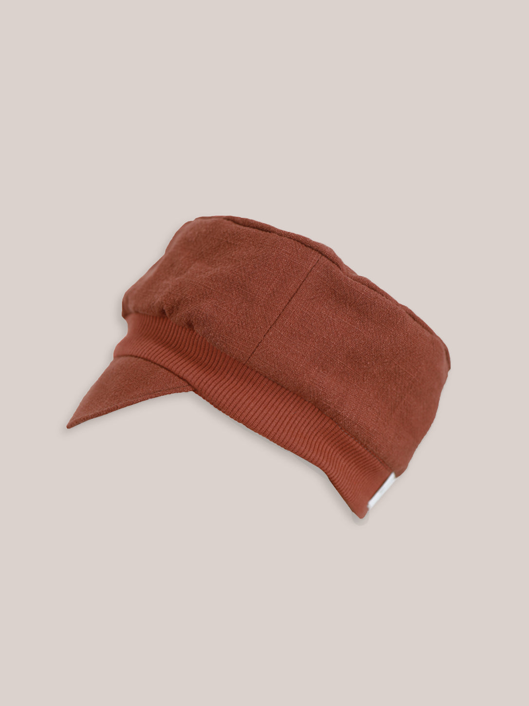 Gorro tipo aviador de lino