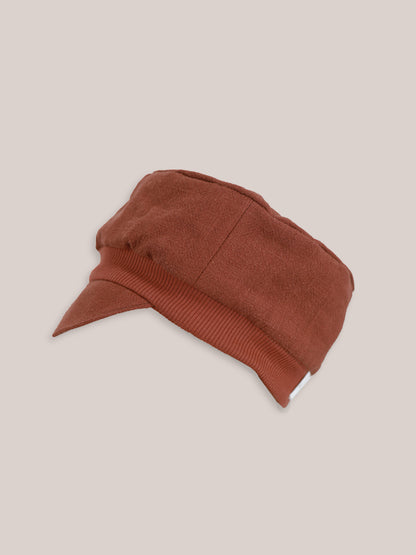 Gorro tipo aviador de lino