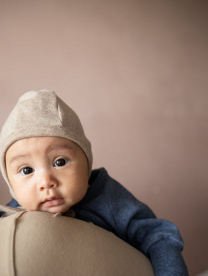 Bonnet pour bébé en maille fine
