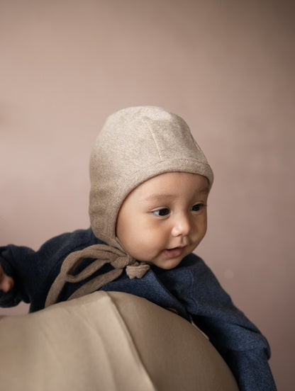 Bonnet pour bébé en maille fine