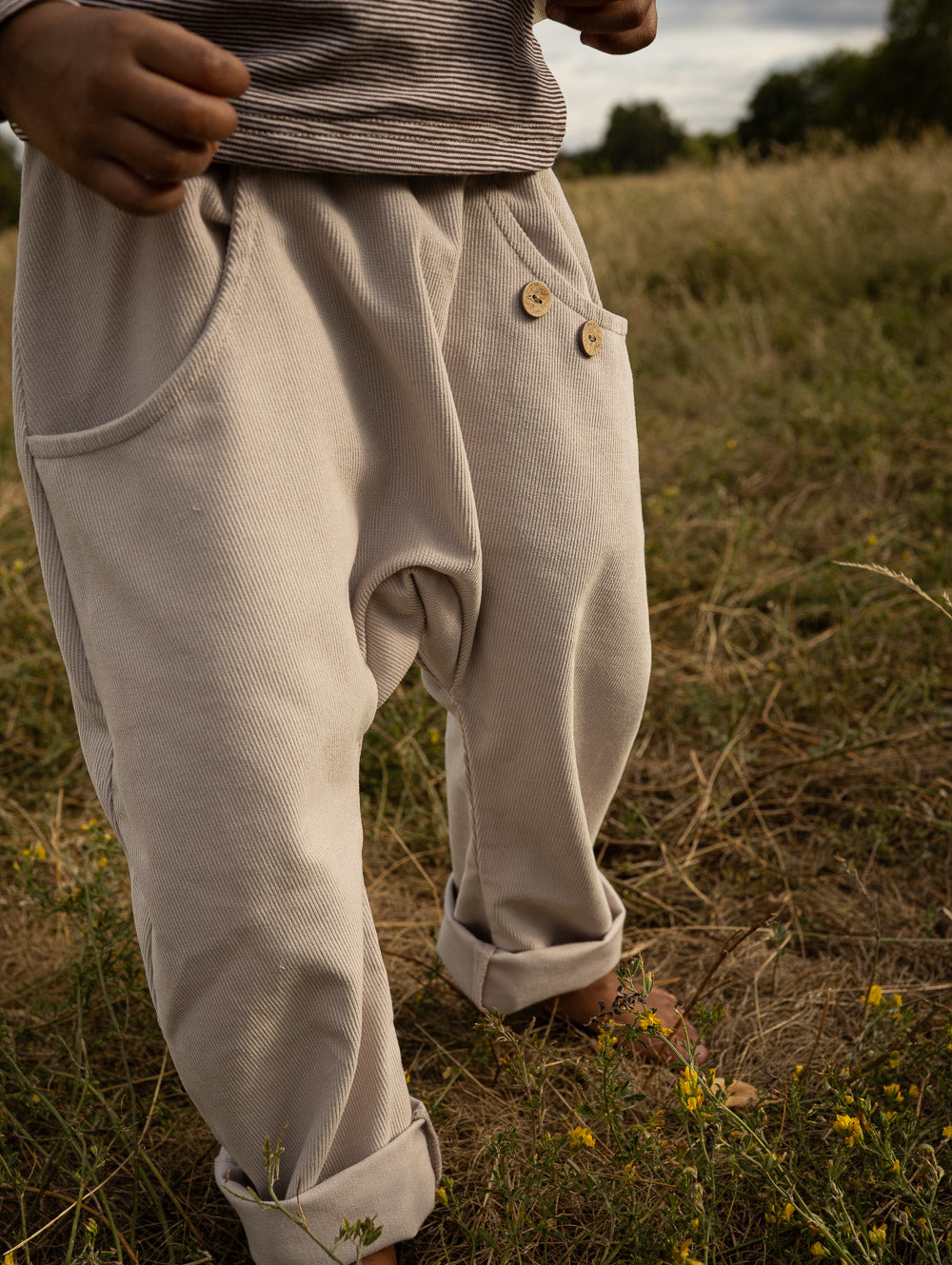 Summer knickerbockers - fine corduroy