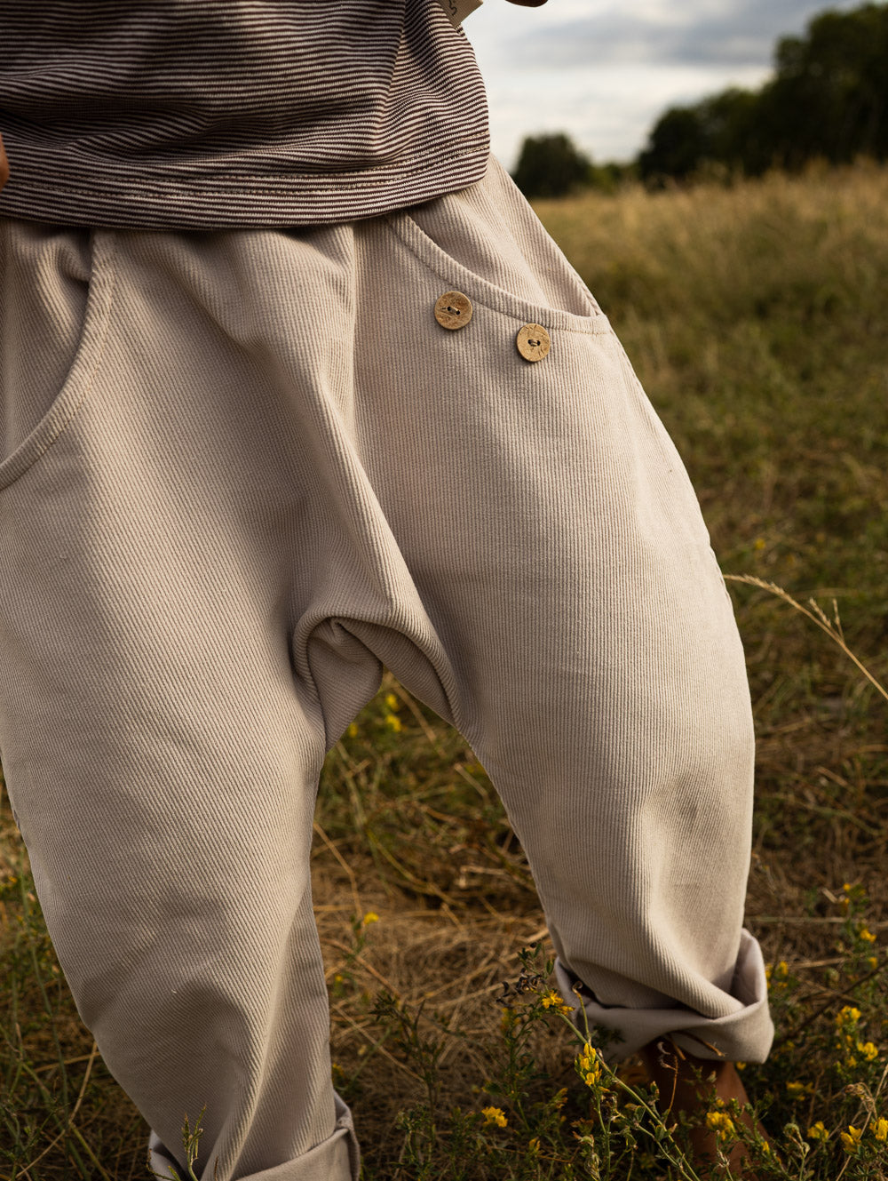 Summer knickerbockers - fine corduroy