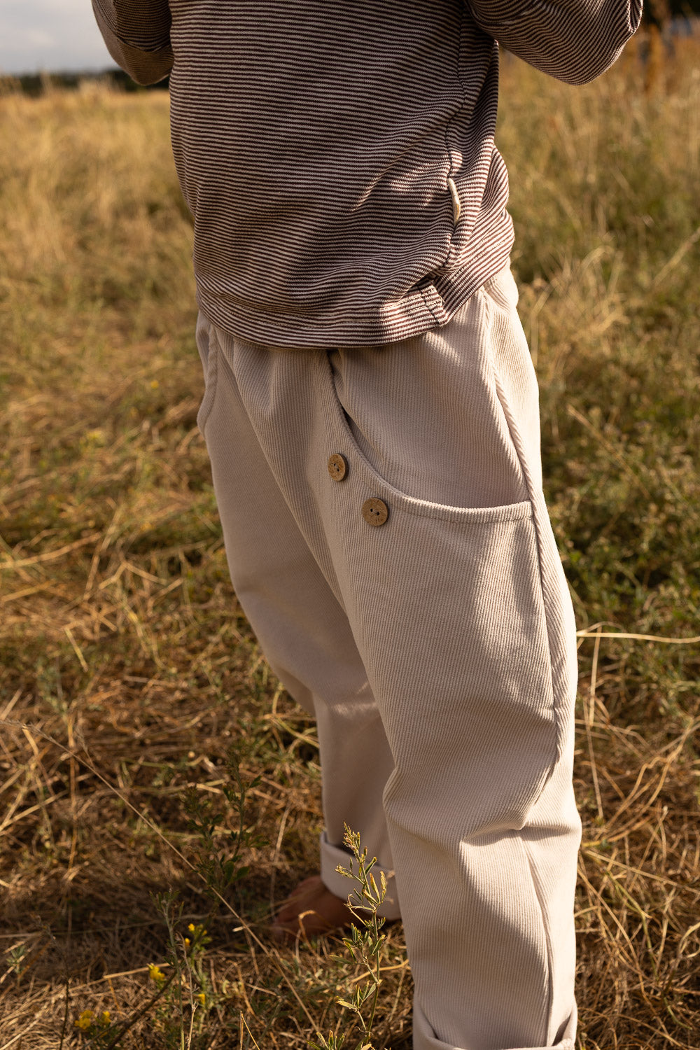 Summer knickerbockers - fine corduroy
