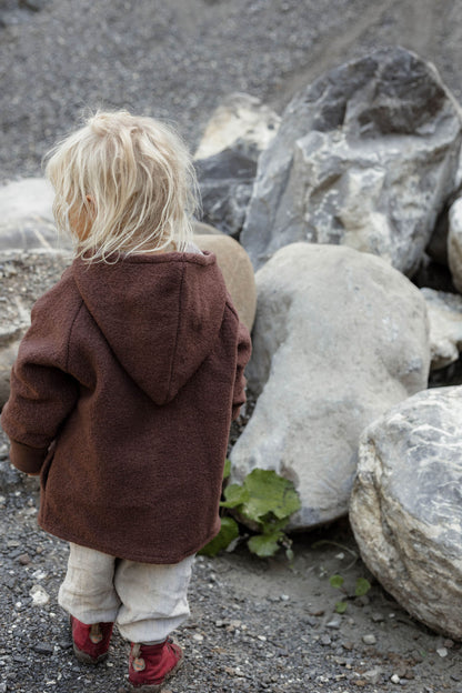 Veste de lutin en laine foulée