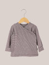 Wrap shirt made from organic cotton