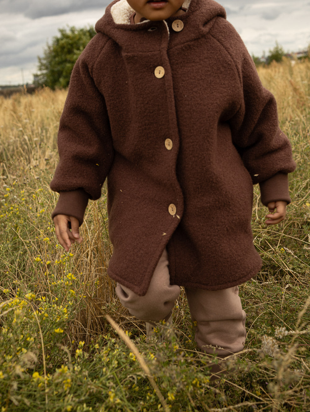 Winter Wool Pixie Jacket with teddy lining