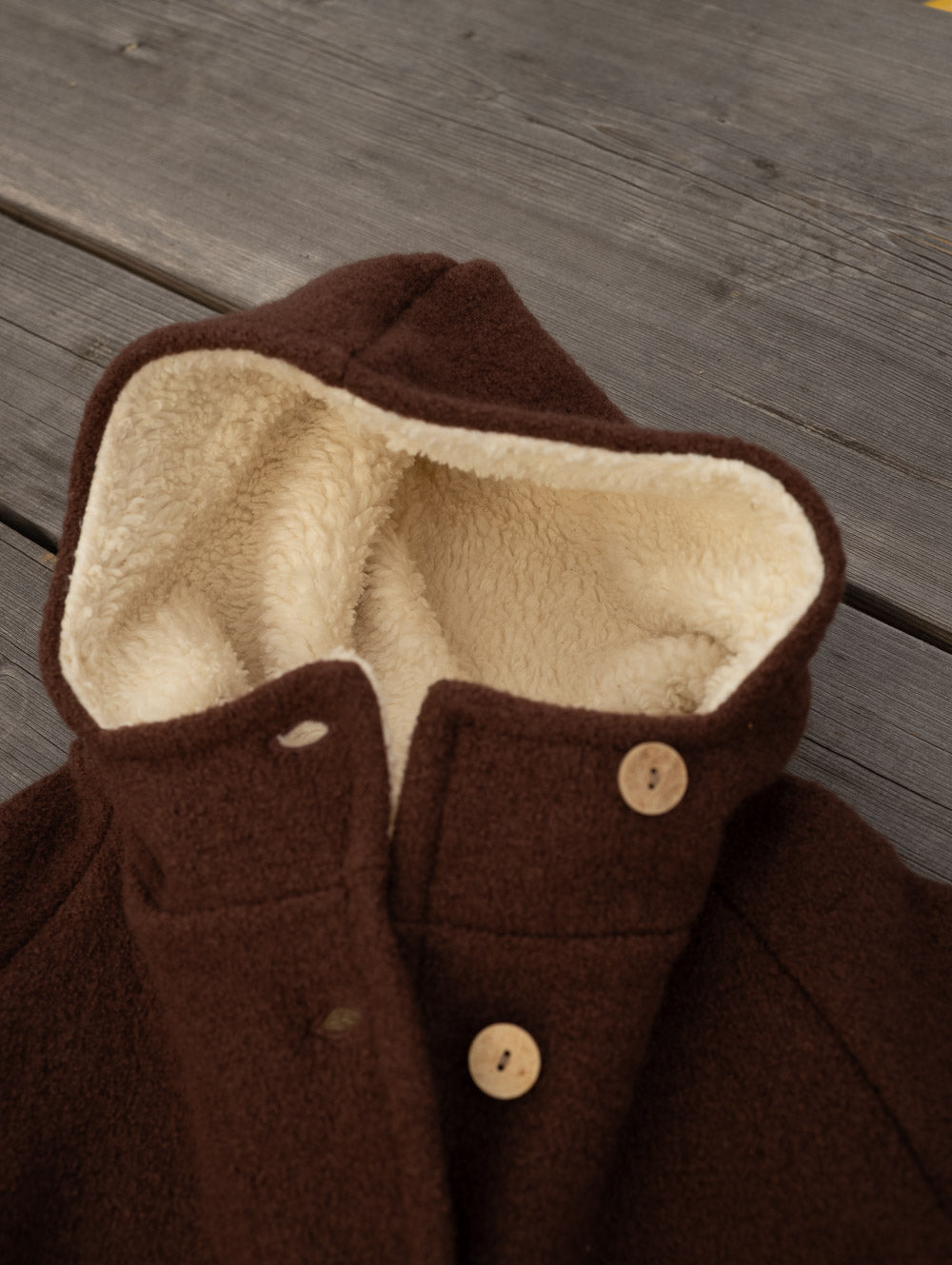 Winter Wool Pixie Jacket with teddy lining