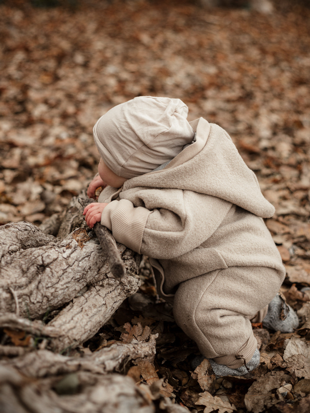 WOLLWALK OVERALL mit Jerseyfutter