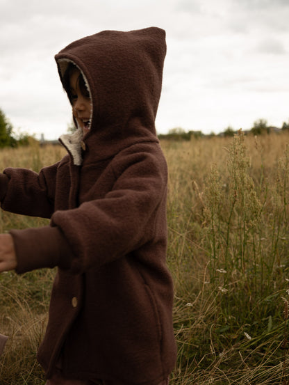 Winter Wool Pixie Jacket with teddy lining