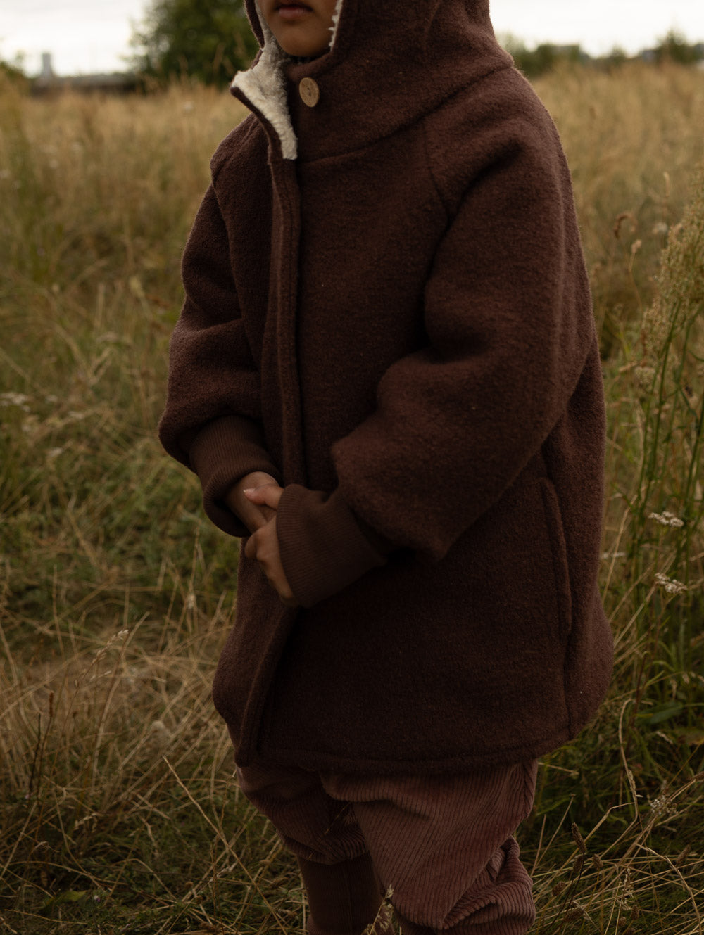 Winter Wool Pixie Jacket with teddy lining