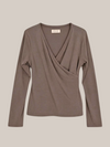 Frauen Wickelshirt Micromodal