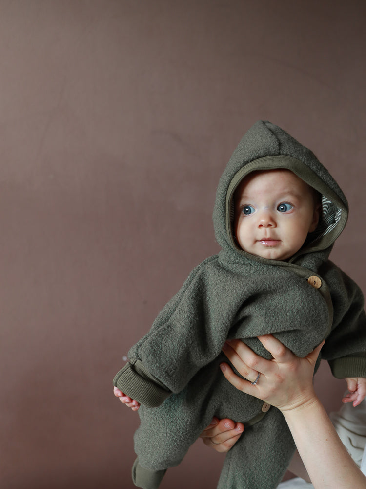 WOLLWALK OVERALL mit Jerseyfutter