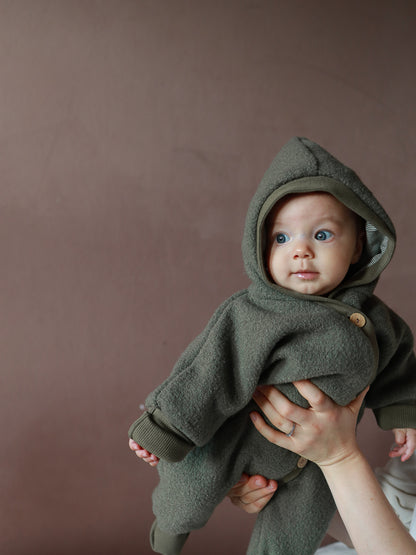 WOLLWALK OVERALL mit Jerseyfutter