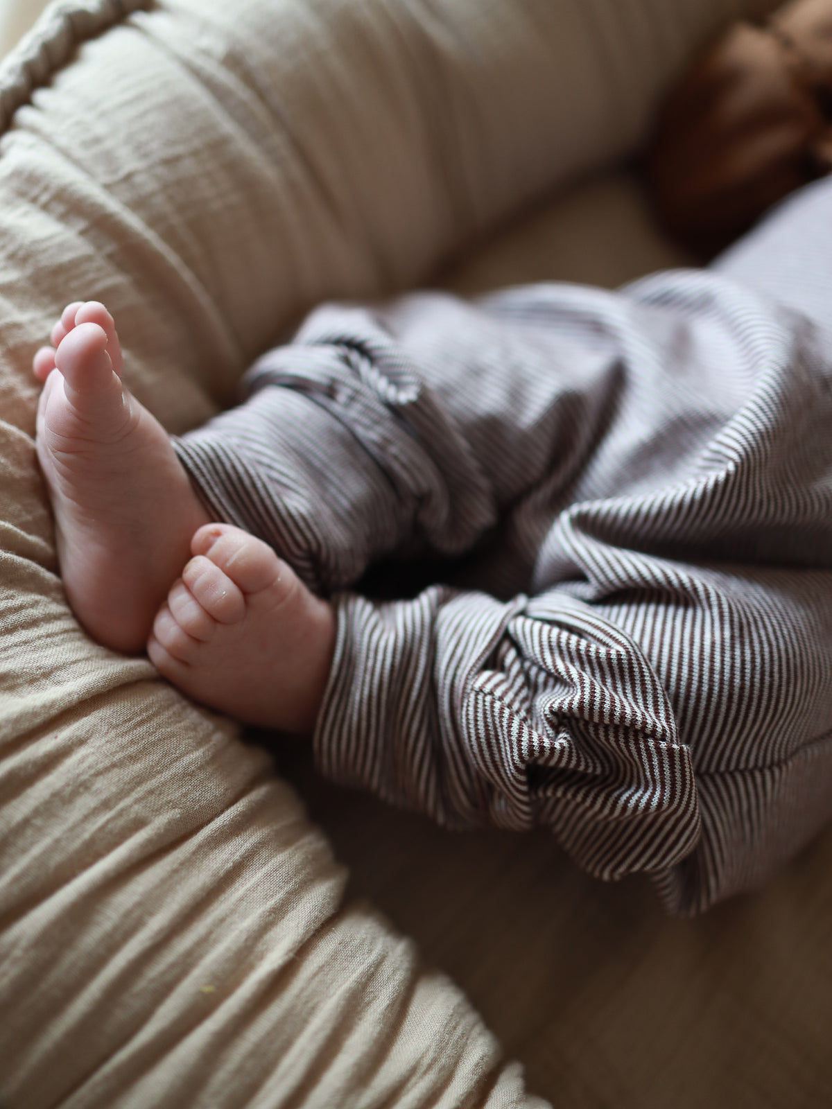 Babyknicker Bio-Baumwolle Ringel
