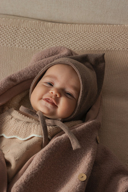 Cuffia in maglia fine - Pralinanto mélange