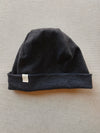 Beanie Baumwolle Ruß Gr 2-4Y